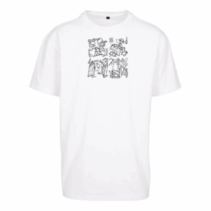 gRaveYard white oversized